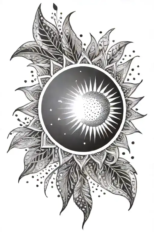 Boho Sun Shining With Quote Within You Is The Light Of A Thousand Stars