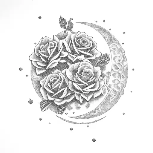 Moon Made Of Roses