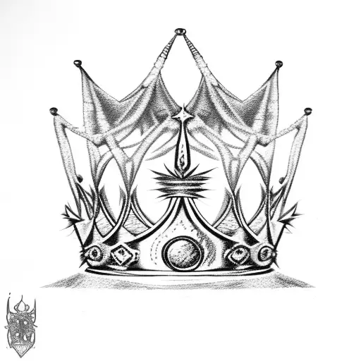 King's Crown Made Of Thorns