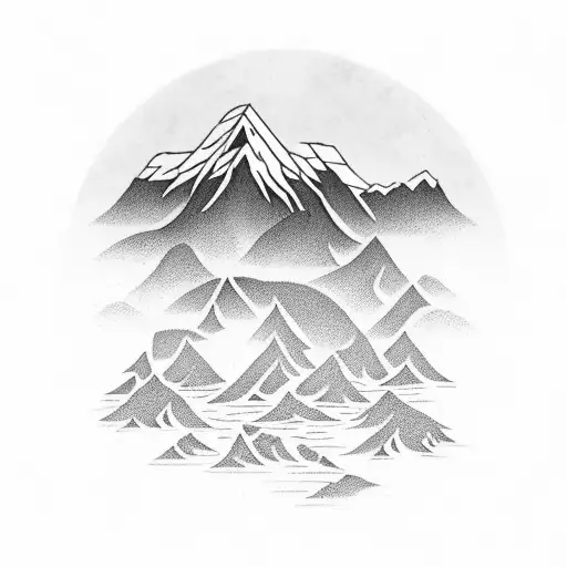 A Reggae-inspired Chessboard With Mountains And Lakes As The Background