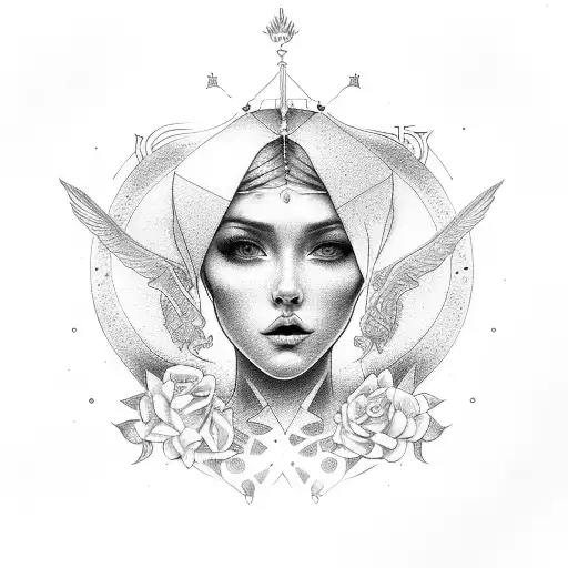 Virgo With Name Elena & Inaya