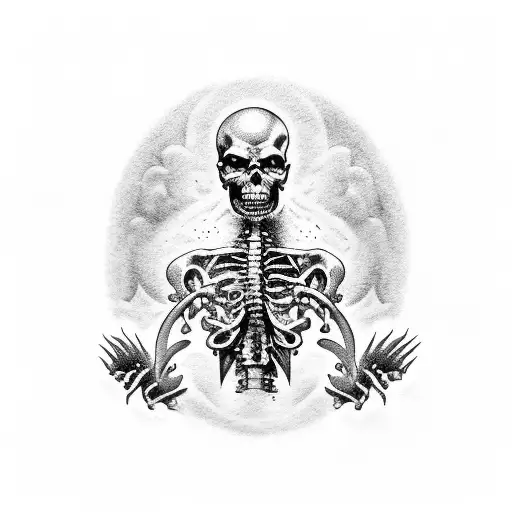 Create A Tattoo Of A Gravestone With The Lyrics To Wherever I May Roam By Metallica