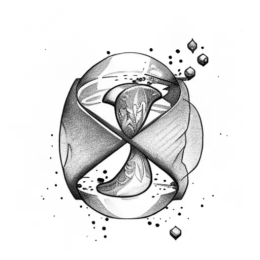 Hourglass With Letter Z