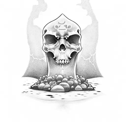 Create A Tattoo Of A Gravestone With The Lyrics To Wherever I May Roam By Metallica