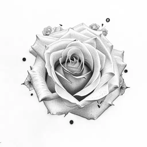 Rose With Mum Written In The Stem