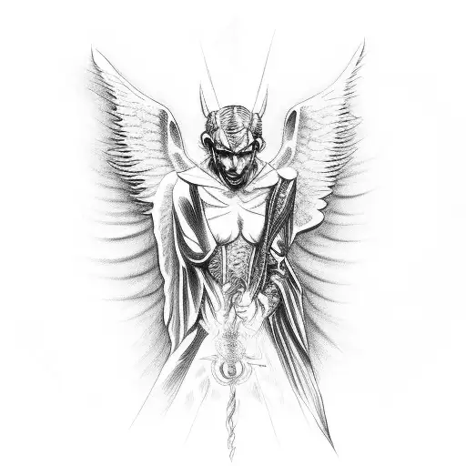 Angel Defending Demons