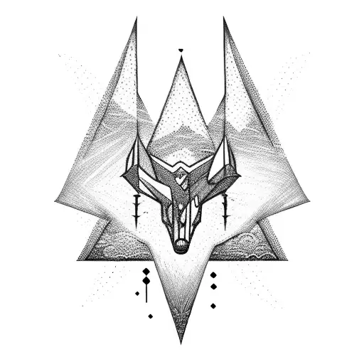 Lightning Crossed By An Arrow