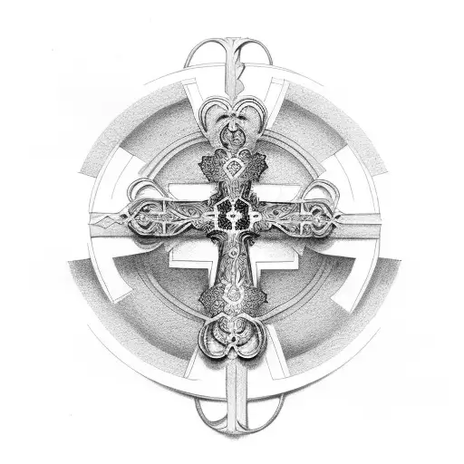 Christian Cross With Something About Mom