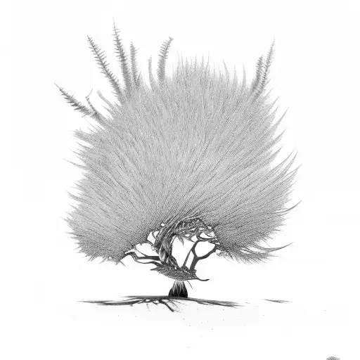 Acacia Tree With Dunes