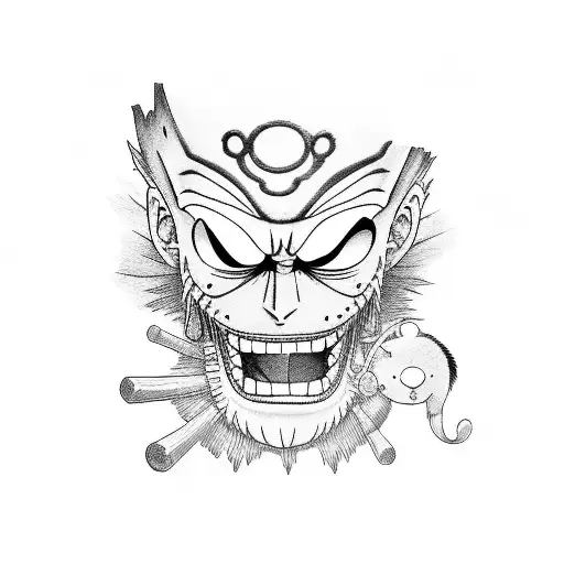 Luffy And Zoro In Front Of The Kilimandjaro