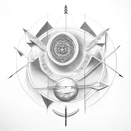 Arrow - Strength - Ego - Self Love - Saturn - Meaningful