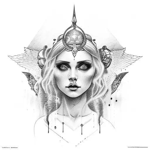 Goddess Of Depression By Victor Nazarenko And Drip Coffee