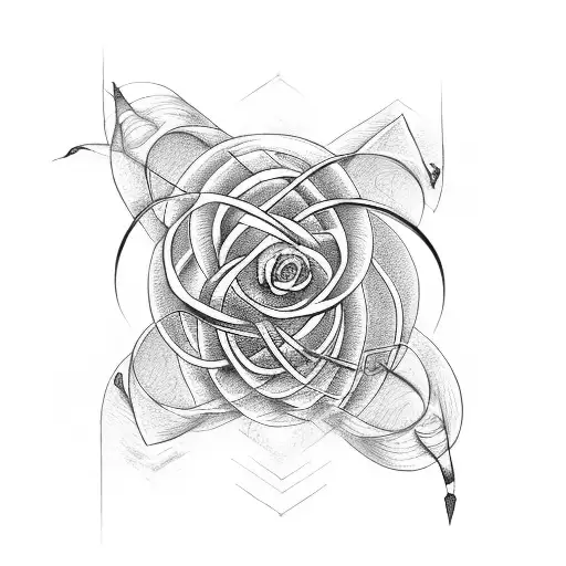 Infinity Symbol With Rose