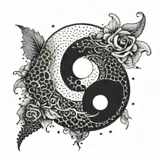 Yingyang Cancer Zodiac Sign