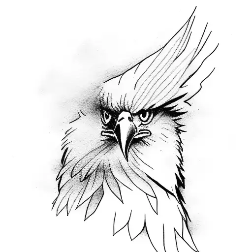 A Manager's Silhouette With An Eagle Perched On Their Shoulder