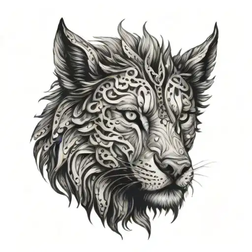 Wolf-lion Hybrid Of Thhe New Age