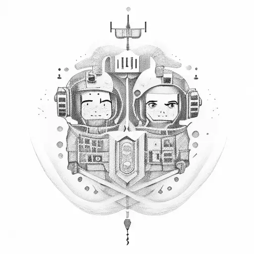 Occupation-themed Family Portrait