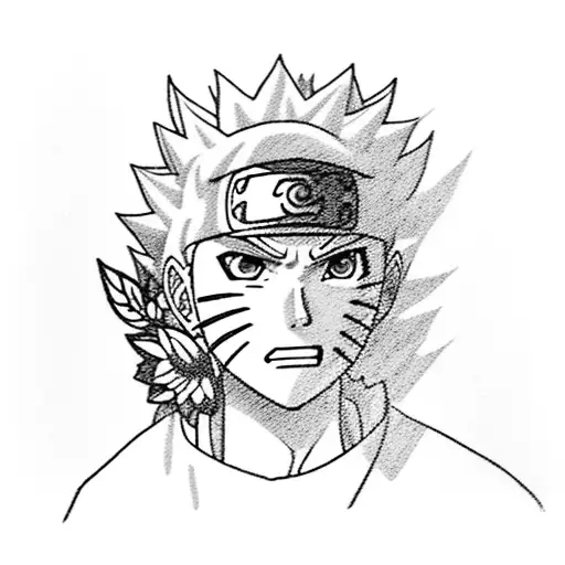 Naruto With Flowers