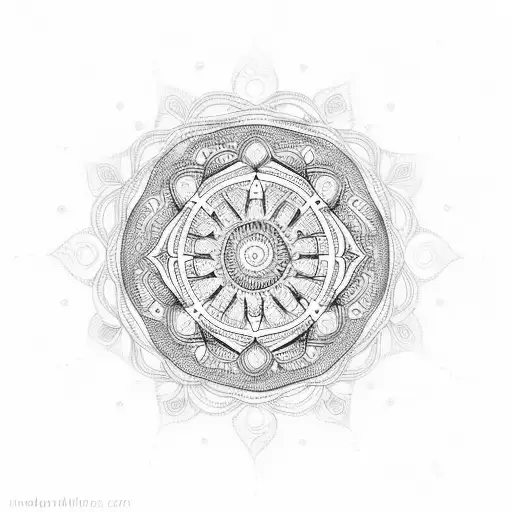 An Intricate Mandala Design Inspired By The Client's Favorite Travel Destination