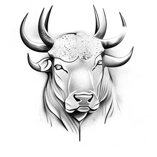 Realistic Bull Simplistic