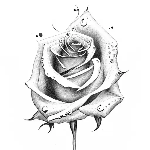 The Rose And The Rosary Around It