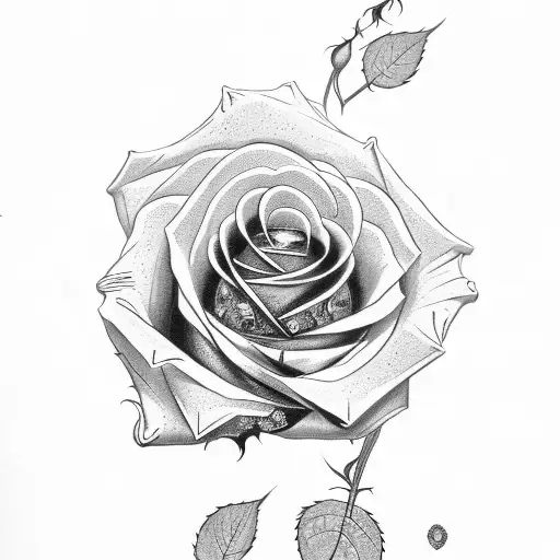 The Rose And The Rosary Around It