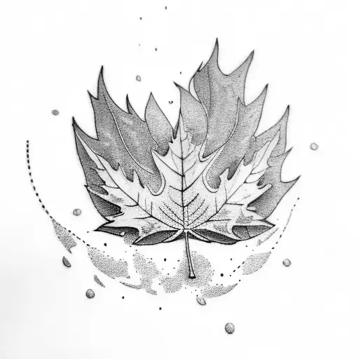 Magpie Holding A Maple Leaf