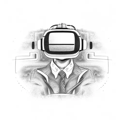 A Laptop Screen Displaying A Virtual Reality Racing Game With A Car Breaking Through The Screen