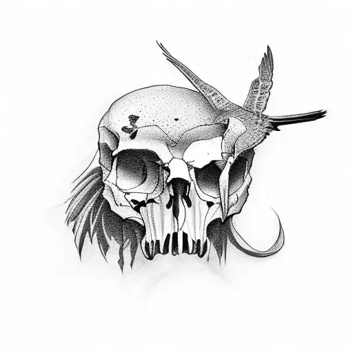 Raven Skull