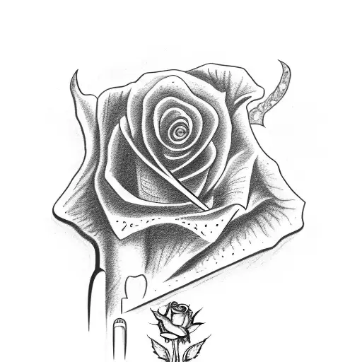 Johnny's Knife From Texas Chainsaw Massacre Game With A Rose