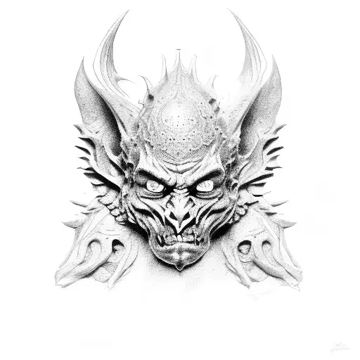 Gargoyle Black And Gray