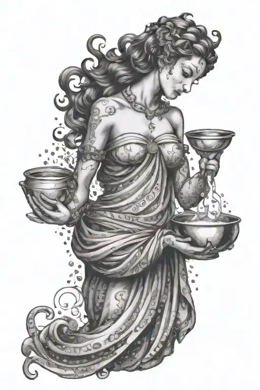 Aquarius Water Bearer Pouring
