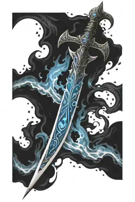 Frostmourne Blue Fire