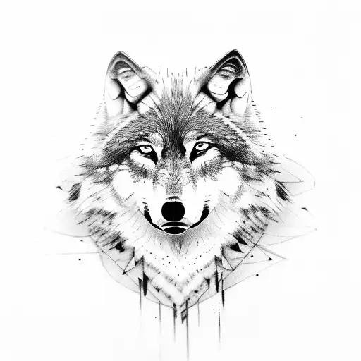 Wolf With Izzie Writtien Above