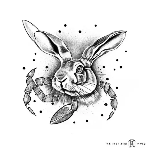 A Hare A Crab And An Eagle Playing With A Boomerang