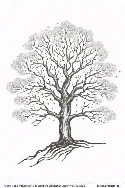 Tree On Fire From Within