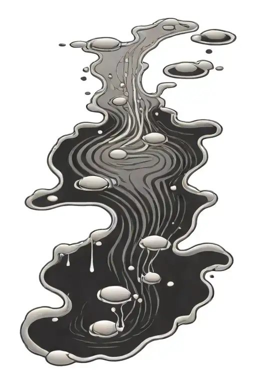 Water Puddle Reaching For Help