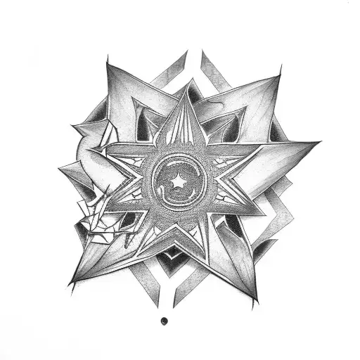 Star With A Number 5