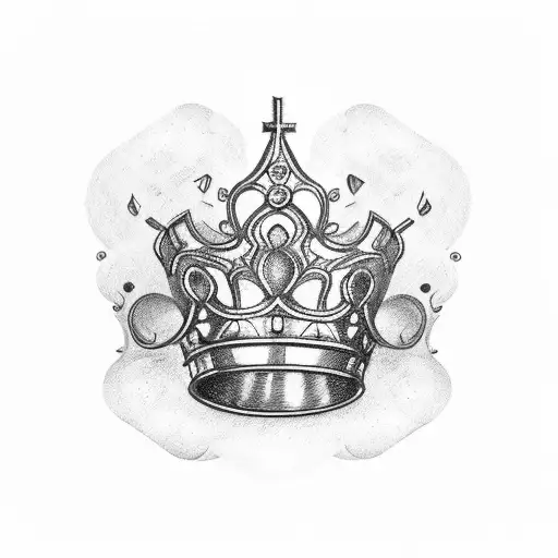 A Crown With Hidden Letter K