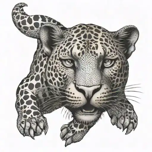 Panther Skin Beautiful Rose