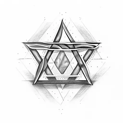 Motorcycle And Star Of David