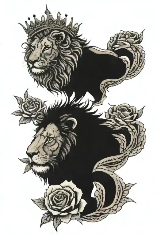 Lion Roses Crown