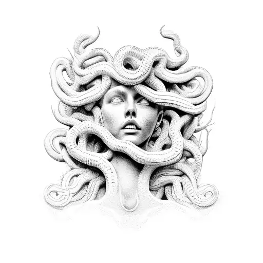 Medusa Slayed Statue