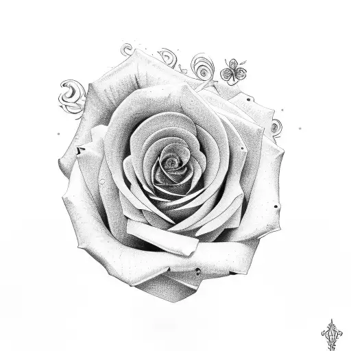 Rose With The Name Ashley