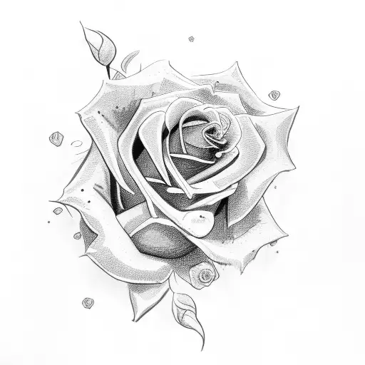 Baby With Gun And Rose