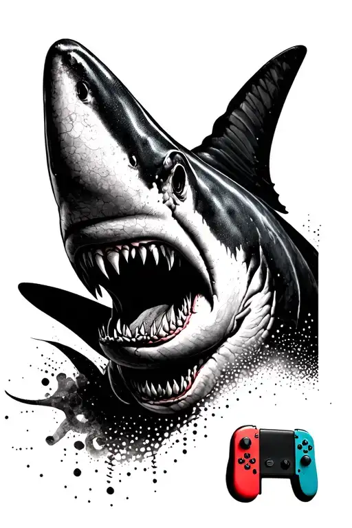 Nintendo Switch And Shark