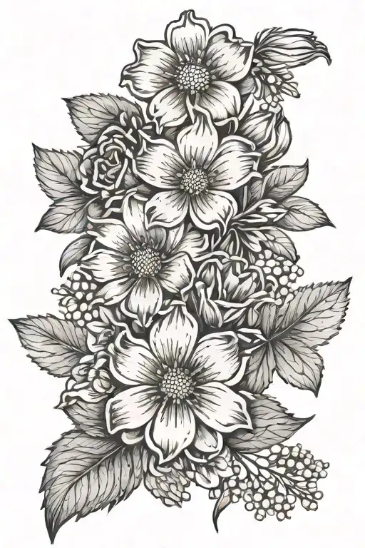 Birth Flower Bouquet