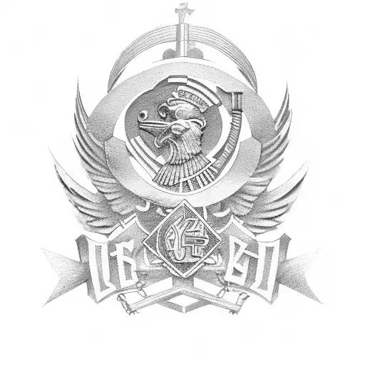 Ussr Second Lieutenant Rank With Roman Numerals Of Date Of Birth And Death