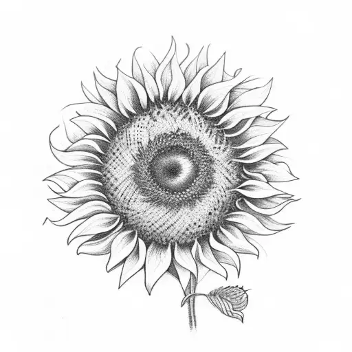 Sunflower With Wheat Wreath