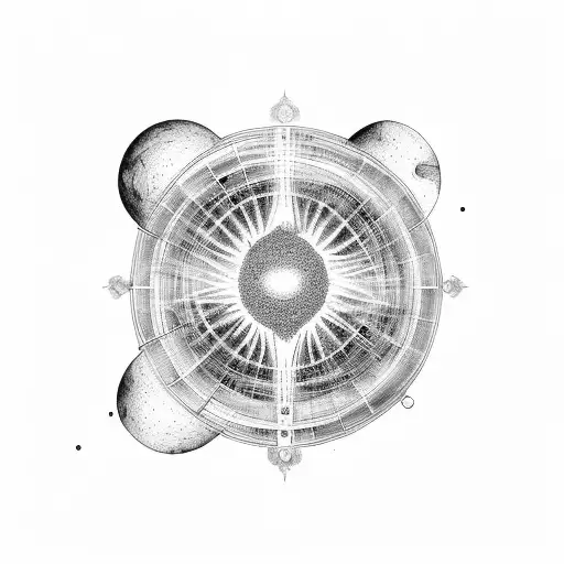 Golden Ratio Fibonacci Vitruvian Man And Earth Water Fire Air